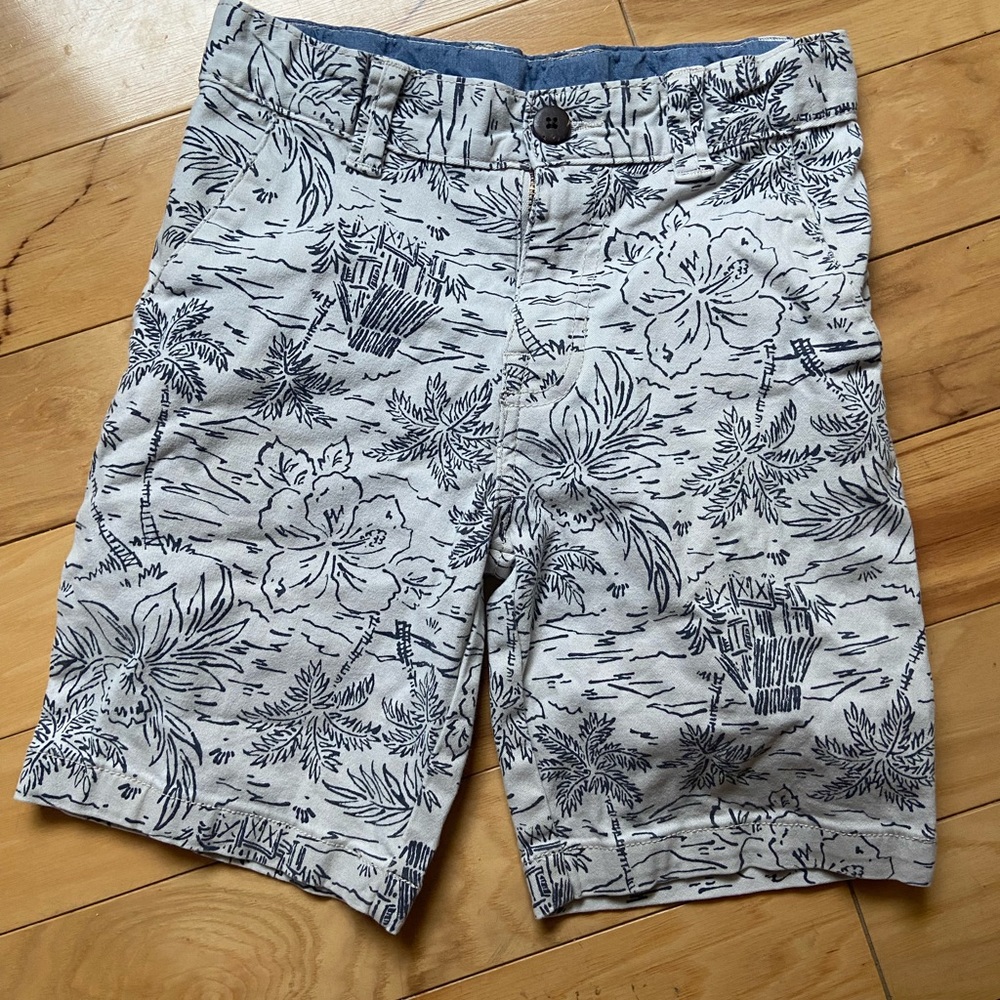 Boys Hawaiian Shorts Size 8‎ Youth Wonder Nation Flat Front Chino Shorts